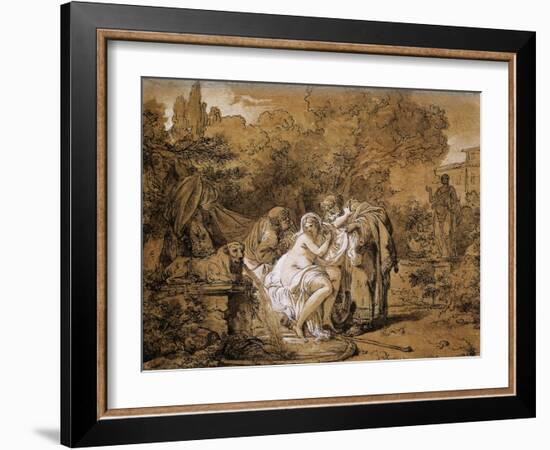 Susanna and Elders-Francois Andre Vincent-Framed Giclee Print