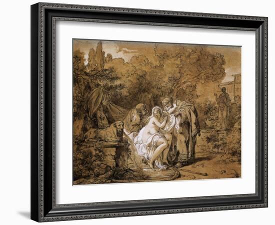 Susanna and Elders-Francois Andre Vincent-Framed Giclee Print