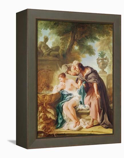 Susanna and the Elders, 1727 (Oil on Canvas)-Jean Francois de Troy-Framed Premier Image Canvas