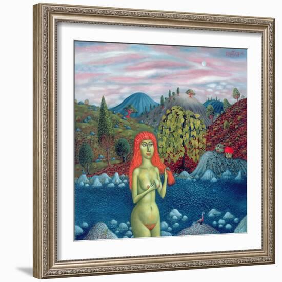 Susanna and the Elders, 1996-Tamas Galambos-Framed Giclee Print