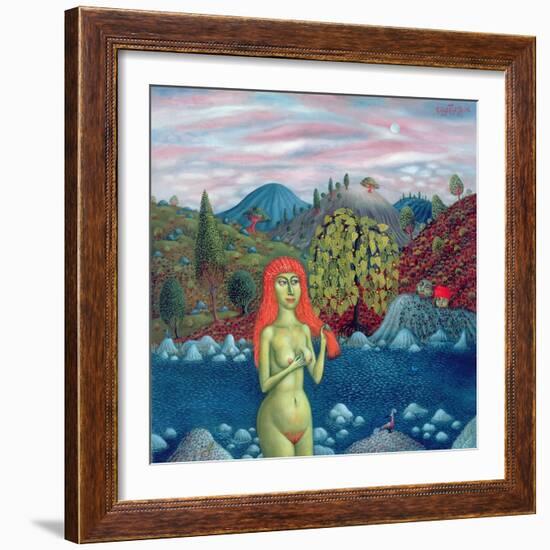 Susanna and the Elders, 1996-Tamas Galambos-Framed Giclee Print