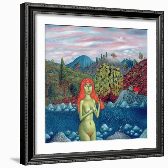 Susanna and the Elders, 1996-Tamas Galambos-Framed Giclee Print