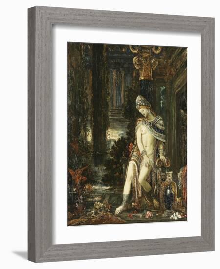 Susanna and the Elders, C.1895-Gustave Moreau-Framed Giclee Print