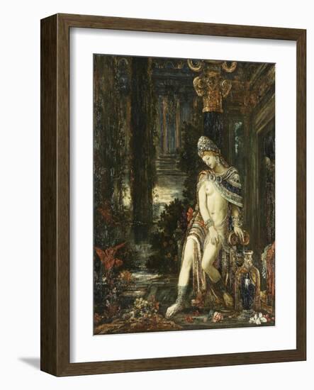 Susanna and the Elders, C.1895-Gustave Moreau-Framed Giclee Print