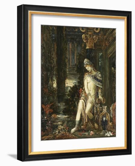 Susanna and the Elders, C.1895-Gustave Moreau-Framed Giclee Print