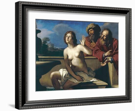 Susanna and the Elders-Guercino (Giovanni Francesco Barbieri)-Framed Giclee Print