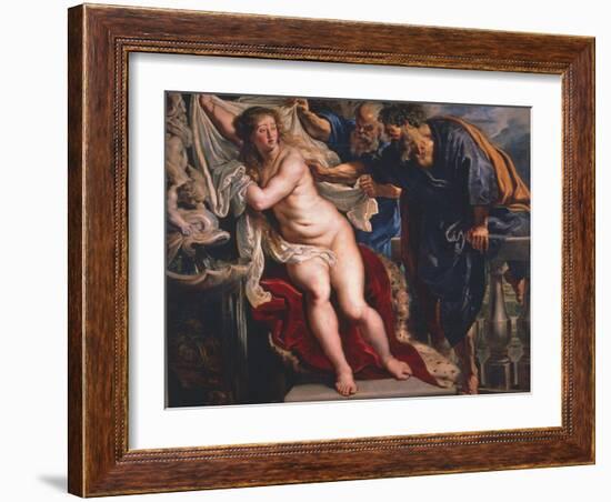 Susanna and the Elders-Peter Paul Rubens-Framed Giclee Print