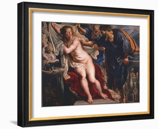 Susanna and the Elders-Peter Paul Rubens-Framed Giclee Print