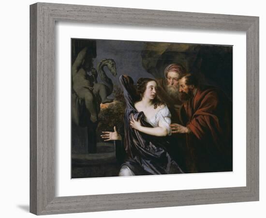 Susanna and the Elders-Sir Peter Lely-Framed Giclee Print