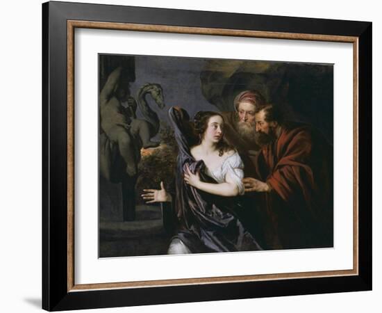 Susanna and the Elders-Sir Peter Lely-Framed Giclee Print