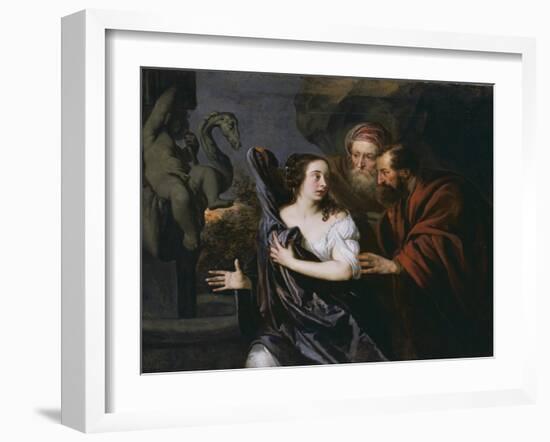 Susanna and the Elders-Sir Peter Lely-Framed Giclee Print