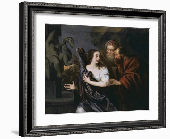 Susanna and the Elders-Sir Peter Lely-Framed Giclee Print