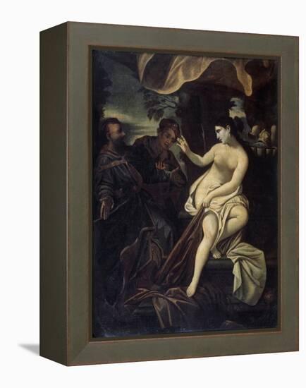 Susanna and the Elders-Francesco Albani-Framed Premier Image Canvas