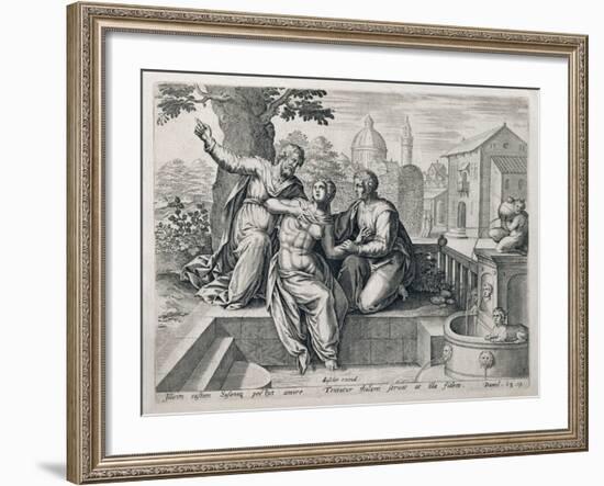 Susanna and the Elders-null-Framed Giclee Print