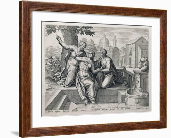 Susanna and the Elders-null-Framed Giclee Print