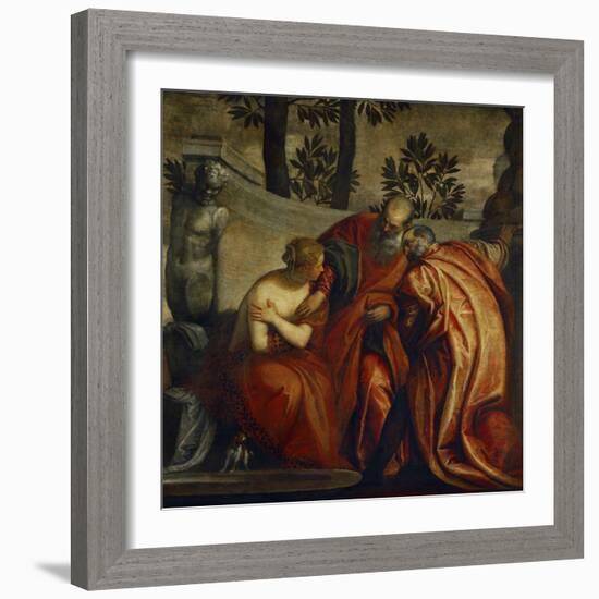Susanna and the Two Elders-Paolo Veronese-Framed Giclee Print