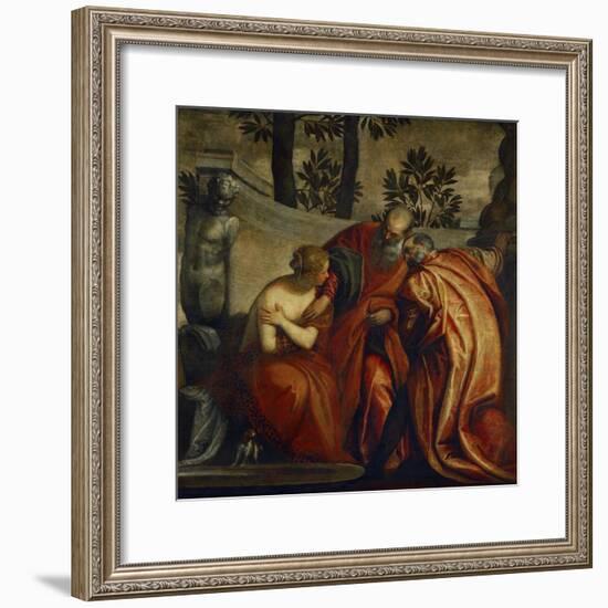 Susanna and the Two Elders-Paolo Veronese-Framed Giclee Print