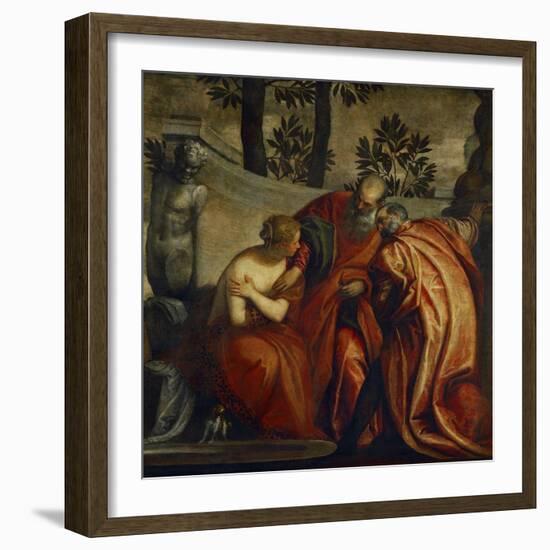 Susanna and the Two Elders-Paolo Veronese-Framed Giclee Print