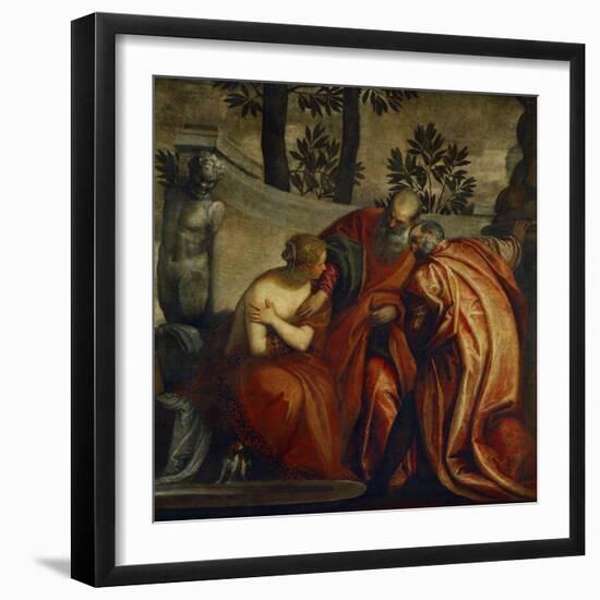 Susanna and the Two Elders-Paolo Veronese-Framed Giclee Print