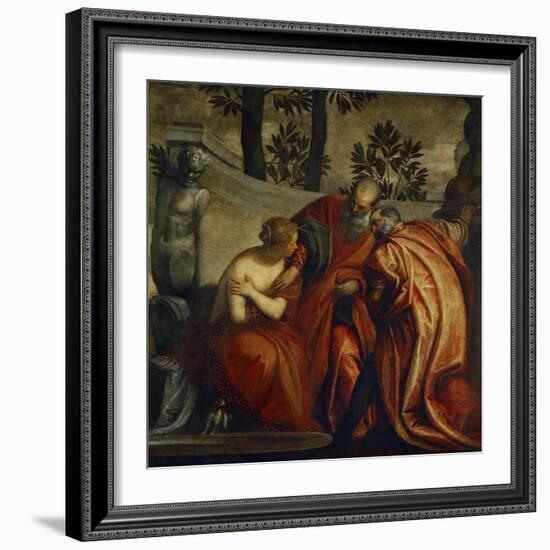 Susanna and the Two Elders-Paolo Veronese-Framed Giclee Print