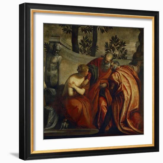 Susanna and the Two Elders-Paolo Veronese-Framed Giclee Print