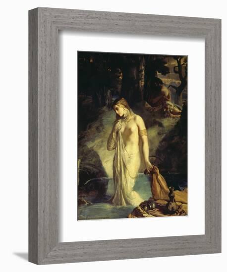 Susanna Bathing, 1839-Theodore Chasseriau-Framed Giclee Print