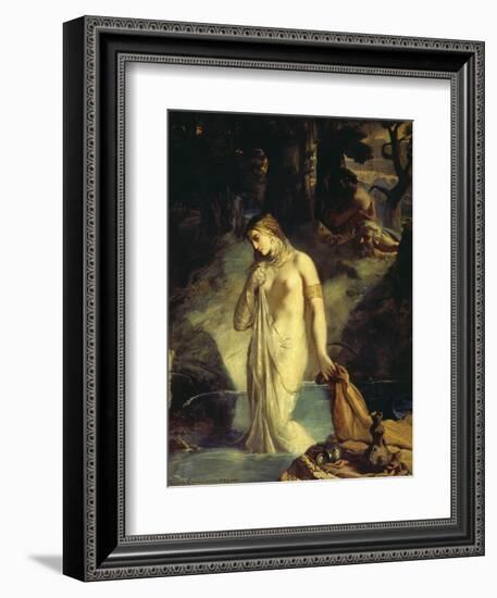 Susanna Bathing, 1839-Theodore Chasseriau-Framed Giclee Print