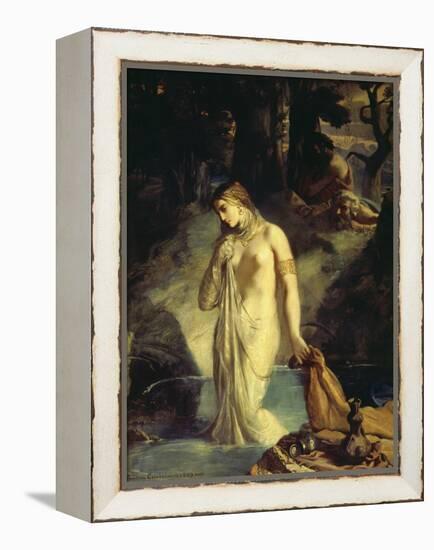 Susanna Bathing, 1839-Theodore Chasseriau-Framed Premier Image Canvas