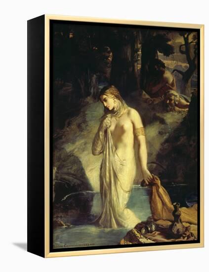 Susanna Bathing, 1839-Theodore Chasseriau-Framed Premier Image Canvas