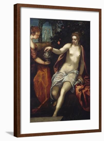 Susanna, C.1575-Jacopo Robusti Tintoretto-Framed Giclee Print