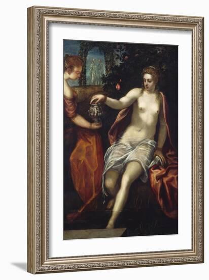 Susanna, C.1575-Jacopo Robusti Tintoretto-Framed Giclee Print