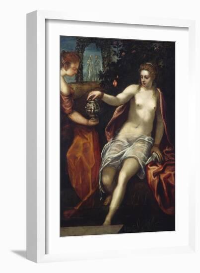 Susanna, C.1575-Jacopo Robusti Tintoretto-Framed Giclee Print