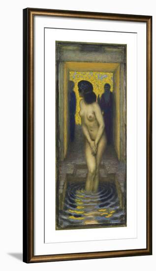 Susanna in the Bath, c.1913-Franz von Stuck-Framed Premium Giclee Print