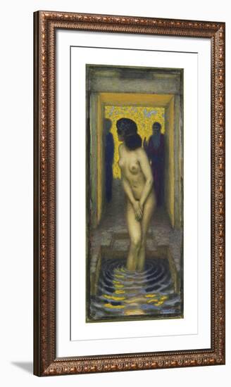Susanna in the Bath, c.1913-Franz von Stuck-Framed Premium Giclee Print