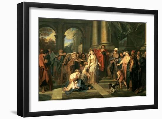 Susannah Accused of Adultery, 1695-1696-Antoine Coypel-Framed Giclee Print