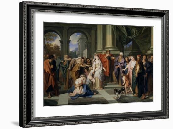 Susannah Accused of Adultery, 1695-1696-Antoine Coypel-Framed Giclee Print