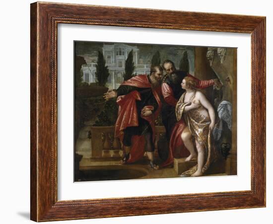 Susannah and the Elders-Paolo Veronese-Framed Giclee Print