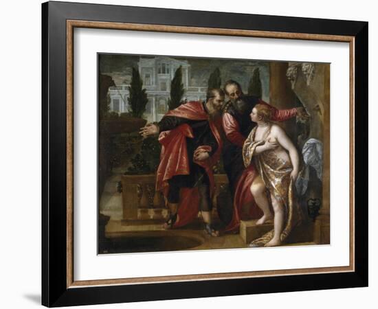 Susannah and the Elders-Paolo Veronese-Framed Giclee Print