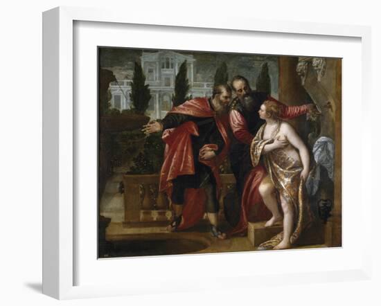 Susannah and the Elders-Paolo Veronese-Framed Giclee Print