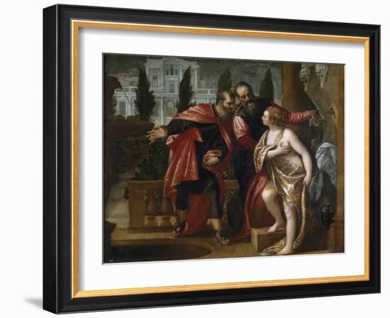 Susannah and the Elders-Paolo Veronese-Framed Giclee Print