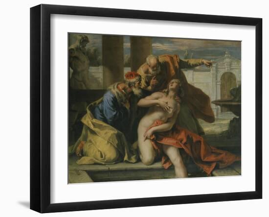 Susannah and the Elders-Sebastiano Ricci-Framed Giclee Print