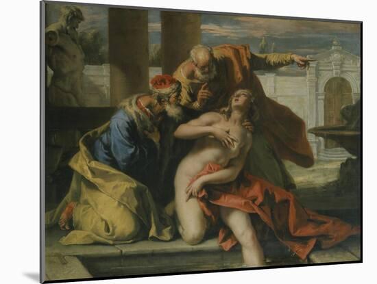 Susannah and the Elders-Sebastiano Ricci-Mounted Giclee Print