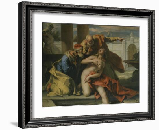 Susannah and the Elders-Sebastiano Ricci-Framed Giclee Print