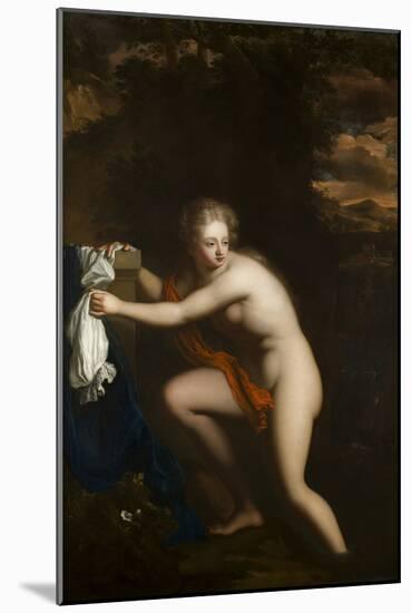 Susannah at her Bath, seventeenth century-null-Mounted Giclee Print