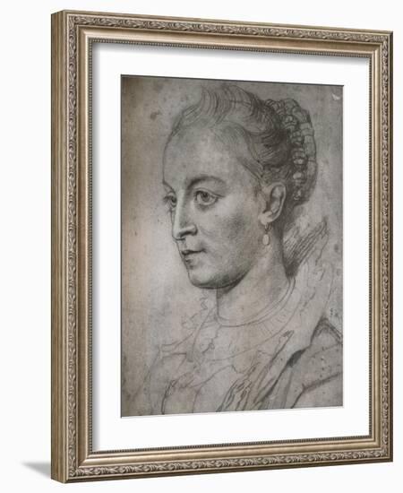 'Susanne Fourment', c17th century-Peter Paul Rubens-Framed Giclee Print