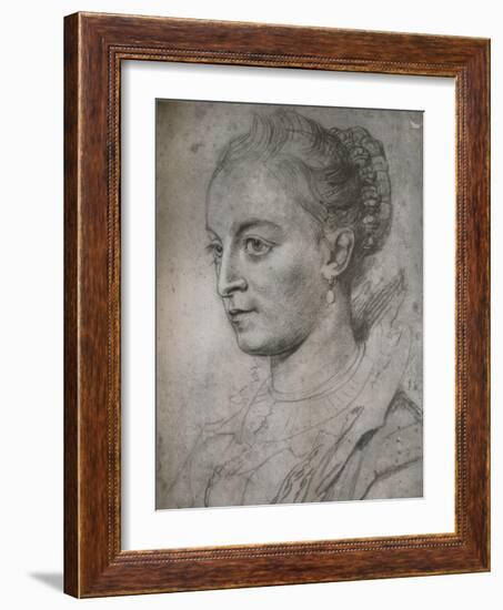 'Susanne Fourment', c17th century-Peter Paul Rubens-Framed Giclee Print