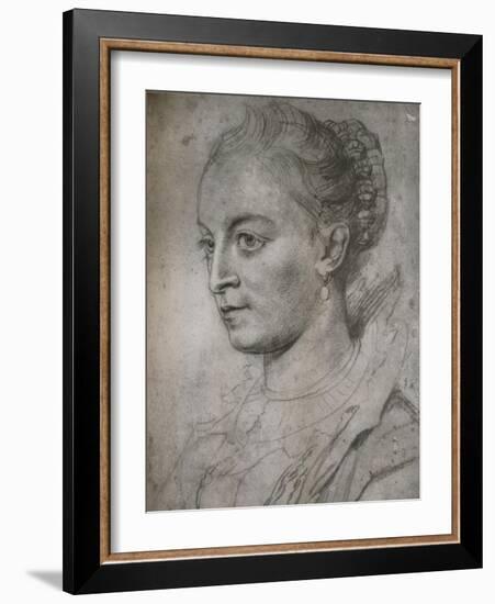 'Susanne Fourment', c17th century-Peter Paul Rubens-Framed Giclee Print