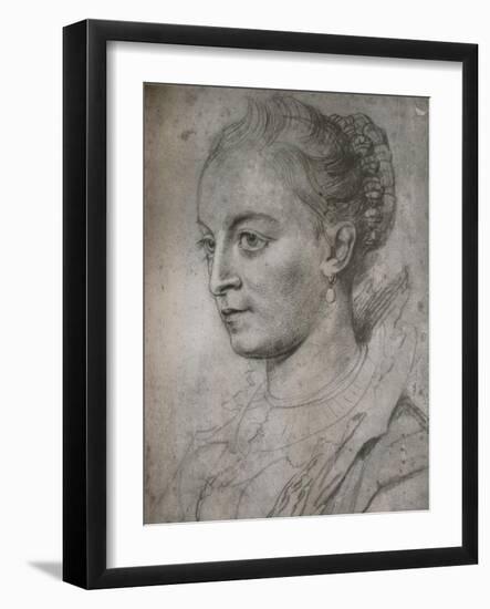 'Susanne Fourment', c17th century-Peter Paul Rubens-Framed Giclee Print