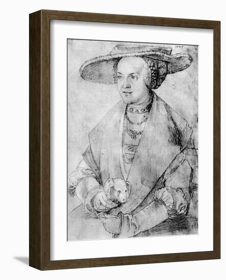 Susanne Von Brandenburg-Ansbach, 1525-Albrecht Durer-Framed Giclee Print