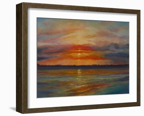 Suset, 2013 Seascape-Lee Campbell-Framed Giclee Print
